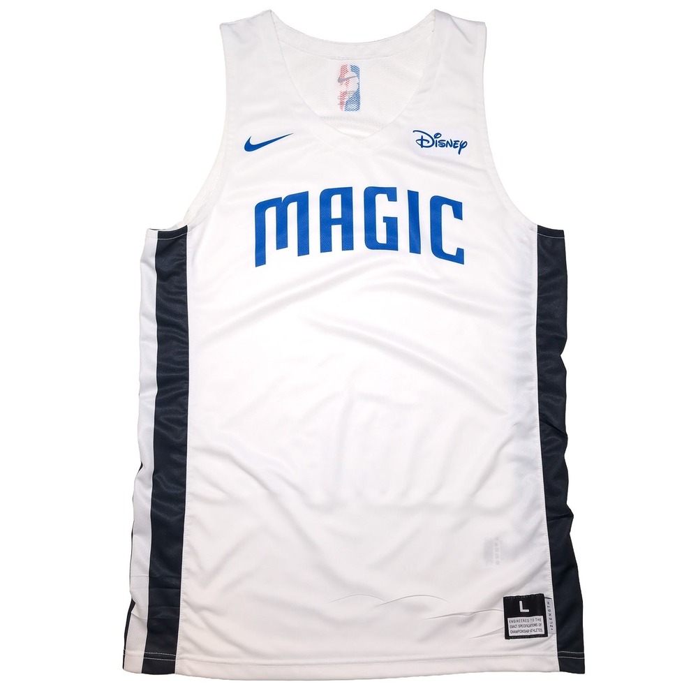 NIKE Orlando Magic NBA Jersey Mens L White Summer League Blank Tall LT